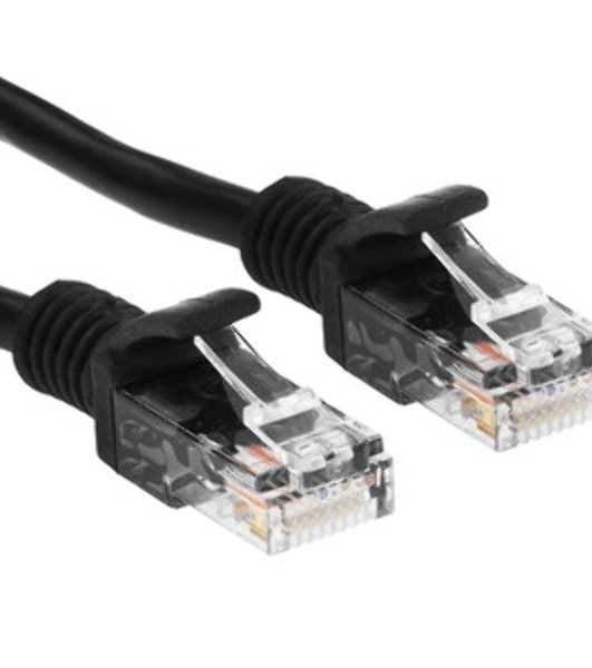 Патч-корд медный UTP Cablexpert PP10-3M/BK cat.5e, 3м, литой, многожильный, черный