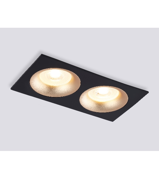 Светильник Ambrella light TN102735/2 BK/GD черный/золото GU5.3 175*92*23