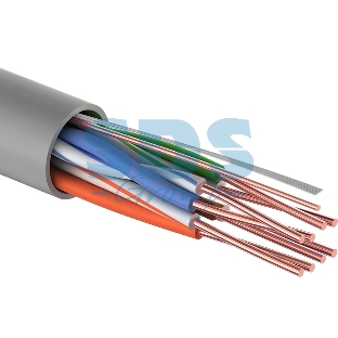 Кабель UTP Rexant 4PR 24AWG, CU (медь), cat.5e, 100 МГц, PVC, серый, бухта 50 м