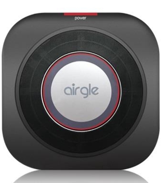 Очиститель воздуха Airgle AG25 чёрный, 9 Вт, 15 м², HEPA-фильтр, угольный фильтр, фотокаталитический фильтр