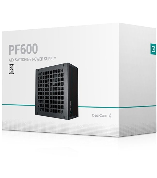Блок питания Deepcool/GamerStorm PF600 (R-PF600D-HA0B-WDEU), 600Вт, 80 PLUS, 120мм, черный