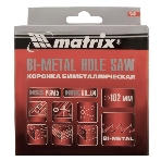 Коронка Matrix BIMETAL, 102 мм, фото 1