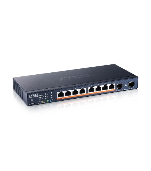 Коммутатор Zyxel XMG1915-10EP-EU0101F (L2+) 8x2.5 Гбит/с 2SFP+ 8PoE++ 130W управляемый