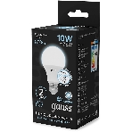 Лампа светодиодная Gauss 102502210-M 10Вт цок.: E27 груша 220B св. свеч. бел. нейт. A60 (упак.: 10 шт), фото3