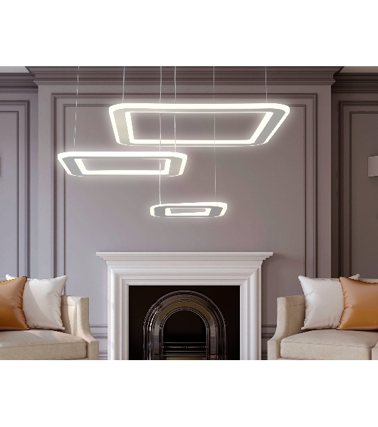 Светильник Ambrella light FA4329/3 WH белый 3000K/4200K/6400K 154W 650*460*590 (ПДУ РАДИО 2.4G)