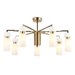 Люстра Ambrella light LH56126/7 BS/FR латунь/белый матовый E14*7 max 40W D705*350, фото9