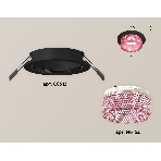 Комплект встраиваемого светильника Ambrella light XC6513042 SBK/PI черный песок/розовый MR16 GU5.3 (C6513, N6152), фото 1