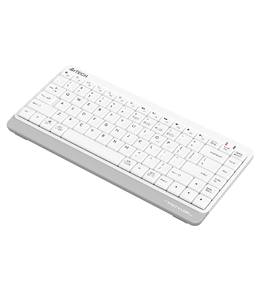 Клавиатура беспроводная A4Tech Fstyler FBK11 USB, Bluetooth/Радиоканал, белый/серый