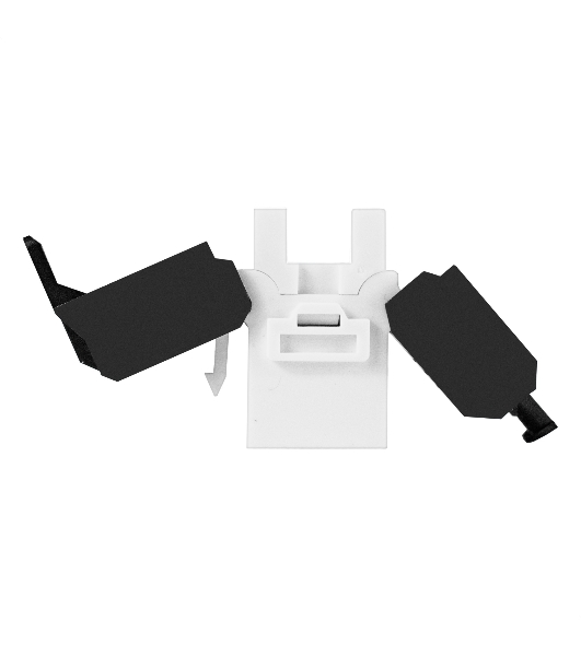 Модуль-вставка Keystone Jack RJ-45 ExeGate KJ-8P8C-U-C6-180-TL (Кат.6, неэкранированная, 180 градусов, IDC Toolless (без инструмента))