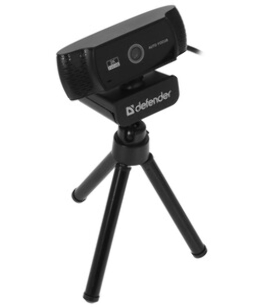 Веб-камера Defender G-lens 2591 2560x1440, 30 кадр/с, USB, микрофон, крепление на мониторе