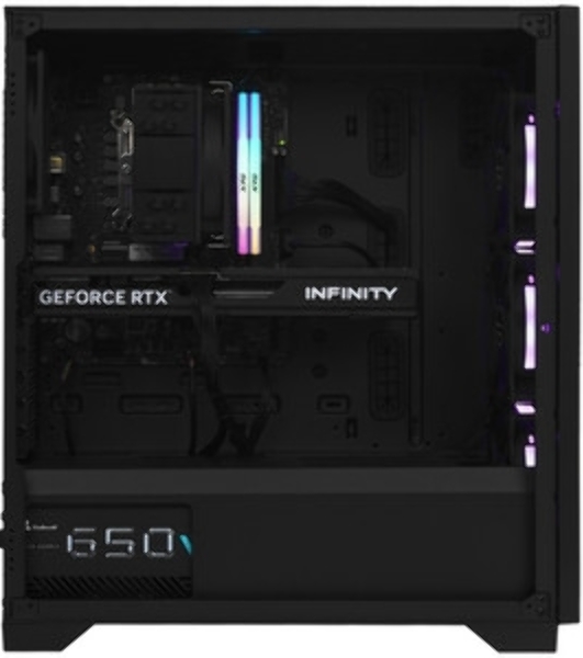 Компьютер IRU Tactio 510B7GP TWR i7 13700F (2.1) 32Gb SSD1Tb RTX5060TI 8Gb FreeDOS GbitEth 650W черный (RUS) (2146239)
