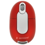 Мышь беспроводная Gembird MUSW-605 красный, 1200 dpi, радиоканал, USB, кнопки - 3, фото6