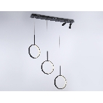 Светильник Ambrella light FL5278/3+2 BK черный 59W 3000K/4200K/6400K+4200K 800*20*1200 (ПДУ ИК), фото 1