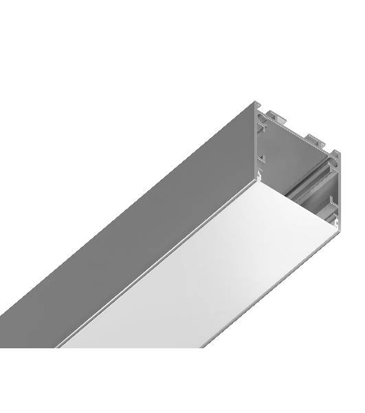 Алюминиевый профиль Ambrella light GP2500AL серебро 2000*25*25