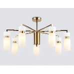 Люстра Ambrella light LH56126/7 BS/FR латунь/белый матовый E14*7 max 40W D705*350, фото8