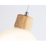 Светильник Ambrella light TR83133 LW/FR светлое дерево/белый матовый E27 max 40W D180*1040, фото7