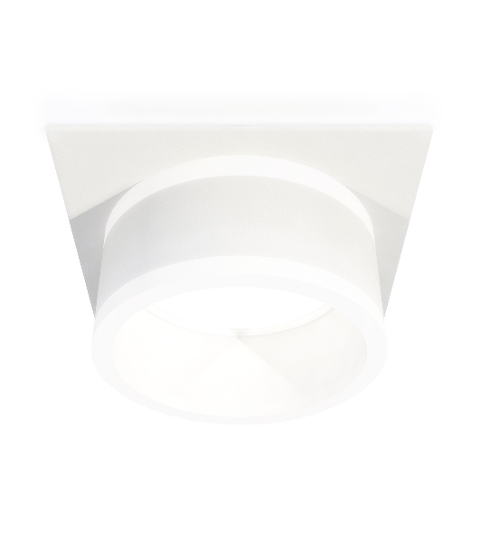 Комплект встраиваемого светильника Ambrella light XC8061019 SWH/FR белый песок/белый матовый GX53 (C8061, N8444)