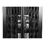 Шкаф серверныйЦМО! ПРОФ напольный 42U (800x1200) дверь перфорированная 2 шт., черный, в сборе (ШТК-СП-42.8.12-44АА-9005), фото2
