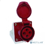 Розетка наруж. уст. 32А 380В 3P+РЕ IP44 (124) EKF ps-124-32-380, фото2