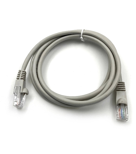 Патч-корд KingPrice KP-PC-c5e-1.5m-g UTP 4 пары cat.5e CCA molded 1.5м серый RJ-45 (m)-RJ-45 (m)