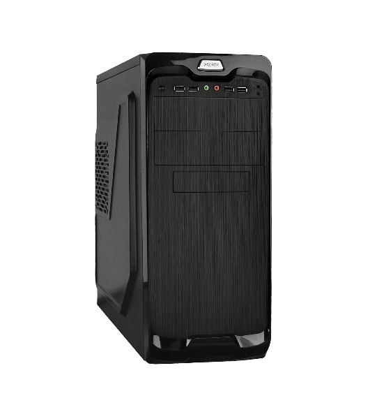 Компьютерный корпус Miditower ExeGate UN-604-UNS450 (ATX, БП UNS450 с вент. 12см, 2хUSB+2хUSB 3.0, аудио, черный)