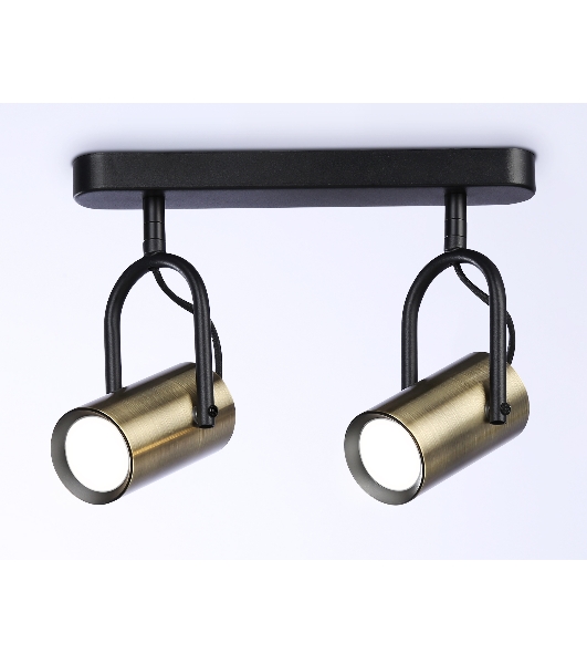 Светильник Ambrella light TA13194/2 BK/SB черный/бронза GU10/2 max 12W 260*100*195