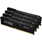 Оперативная память Kingston Fury Beast, DDR4, 32Gb (4x8GB), 3200MHz, CL16, DIMM, с радиатором, черный, фото 1