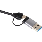 USB-концентратор VCOM DH297, USB 3.0/USB Type-C, USB/SD/TF, USB, фото24