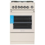 Плита газовая De Luxe 5040.40Г (КР) ЧР-013 бежевый, конфорок 4 газовых, духовка 46 л, 50 см x 85 см x 50 см, фото3