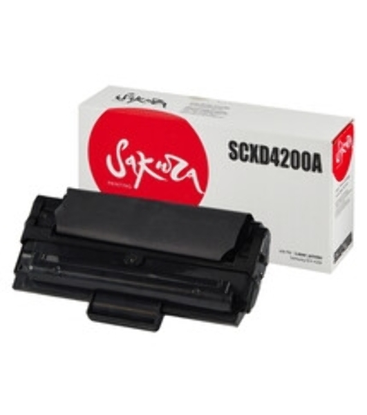 Картридж лазерный Sakura SCXD4200A для Samsung SCX-4200, черный, 3000 к.