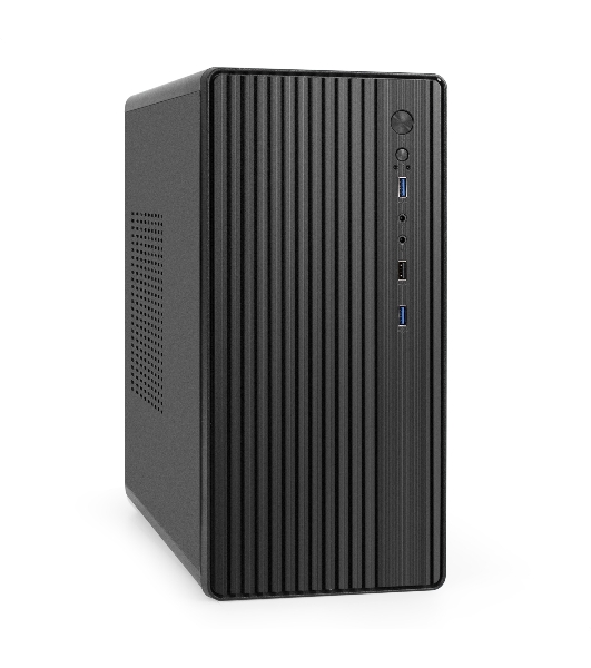 Корпус ExeGate BAA-503U2-AAA350, Mini-Tower, чёрный, 1 x 80/90 мм, БП 350 Вт