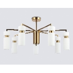 Люстра Ambrella light LH56126/7 BS/FR латунь/белый матовый E14*7 max 40W D705*350, фото6