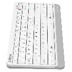 Клавиатура беспроводная A4Tech Fstyler FBK11 USB, Bluetooth/Радиоканал, белый/серый, фото3