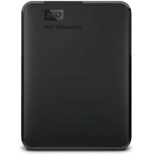 Внешний HDD 2.5' Western Digital Elements Portable, 5TB, USB 3.2 Gen 1 Type-A, 5400 rpm, черный