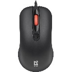 Мышь проводная Defender Omega MB-522 черный, 1600 dpi, USB, кнопки - 4, фото5