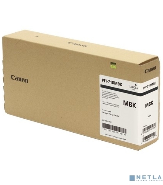 Картридж струйный Canon PFI-710 MBK 2353C001 черный матовый (700мл) для Canon TX-2000/TX-3000/TX-4000