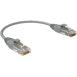 Патч-корд Sysmatrix PC 4545.5EU26.015LSZHGY U/UTP RJ-45 вил.-вилка RJ-45 cat.5e 0.15м серый LSZH
