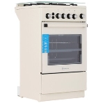 Плита газовая De Luxe 5040.40Г (КР) ЧР-013 бежевый, конфорок 4 газовых, духовка 46 л, 50 см x 85 см x 50 см, фото2