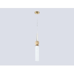 Светильник Ambrella light LH53256 BS/FR латунь/белый матовый E14 max 40W D80*470, фото4