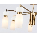 Люстра Ambrella light LH56126/7 BS/FR латунь/белый матовый E14*7 max 40W D705*350, фото5