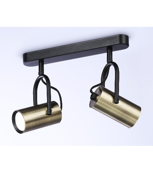 Светильник Ambrella light TA13194/2 BK/SB черный/бронза GU10/2 max 12W 260*100*195