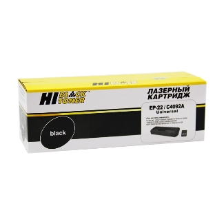 Картридж лазерный HP LJ 1100/3200/Canon LBP 800/810/1110/1120 (Hi-Black) C4092A/EP-22, 2,5K