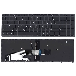 Клавиатура для ноутбука HP ZBook 15 G3 17 G3 черная с подсветкой с указателем, фото4