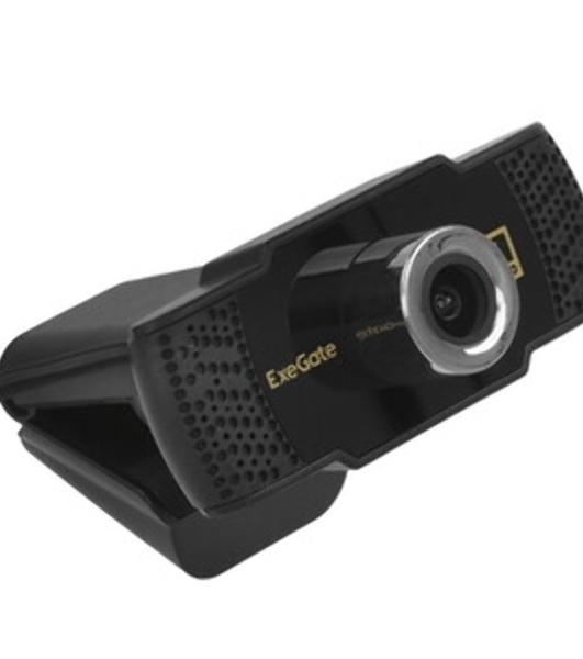 Веб-камера ExeGate BusinessPro C922 2K 2560x1440, 30 кадр/с, USB Type-A, микрофон (шумоподавление), универсальное крепление, штатив в комплекте