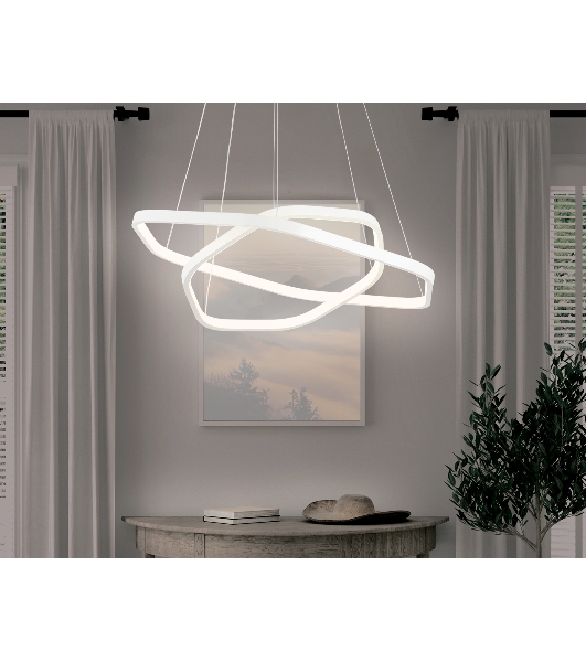 Светильник Ambrella light FL360/2 WH белый 4200K 48W D400/600*1200 (без ПДУ)