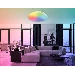 Светодиодный светильник Ambrella light FZ1610 FR матовый IP20 40W 3000-6500K+RGB 410*100 (ПДУ ИК), фото12