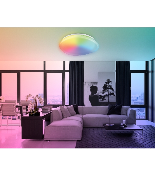 Светодиодный светильник Ambrella light FZ1610 FR матовый IP20 40W 3000-6500K+RGB 410*100 (ПДУ ИК)