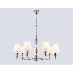 Люстра Ambrella light LH75256/7 SN/FR сатин никель/белый матовый E14*7 max 40W D860*520, фото9