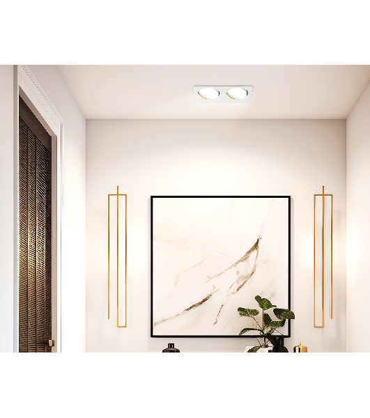 Светильник Ambrella light TN52234/2 WH белый IP20 GX53/2 220*110*44