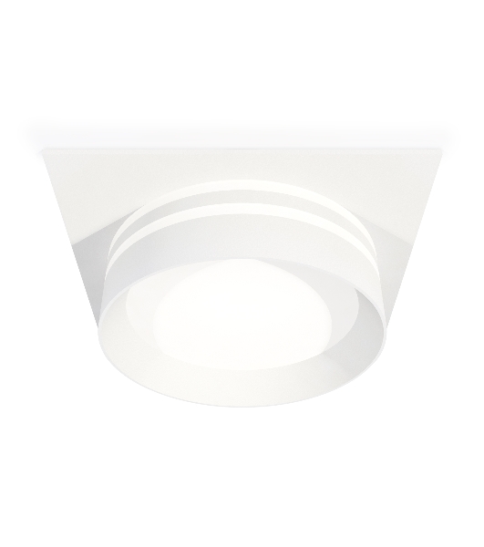 Комплект встраиваемого светильника Ambrella light XC8061021 SWH/FR белый песок/белый матовый GX53 (C8061, N8477)